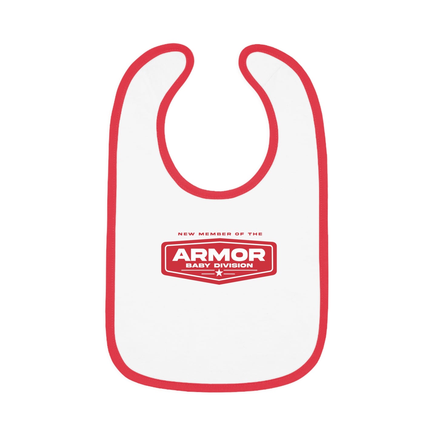ARMOR Baby Contrast Trim Jersey Bib