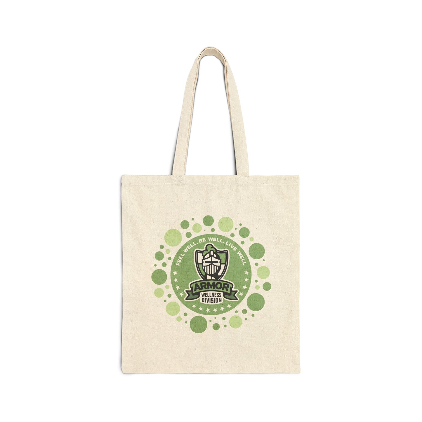 ARMOR YOGA Eco-Friendly Cotton Canvas Tote Bag