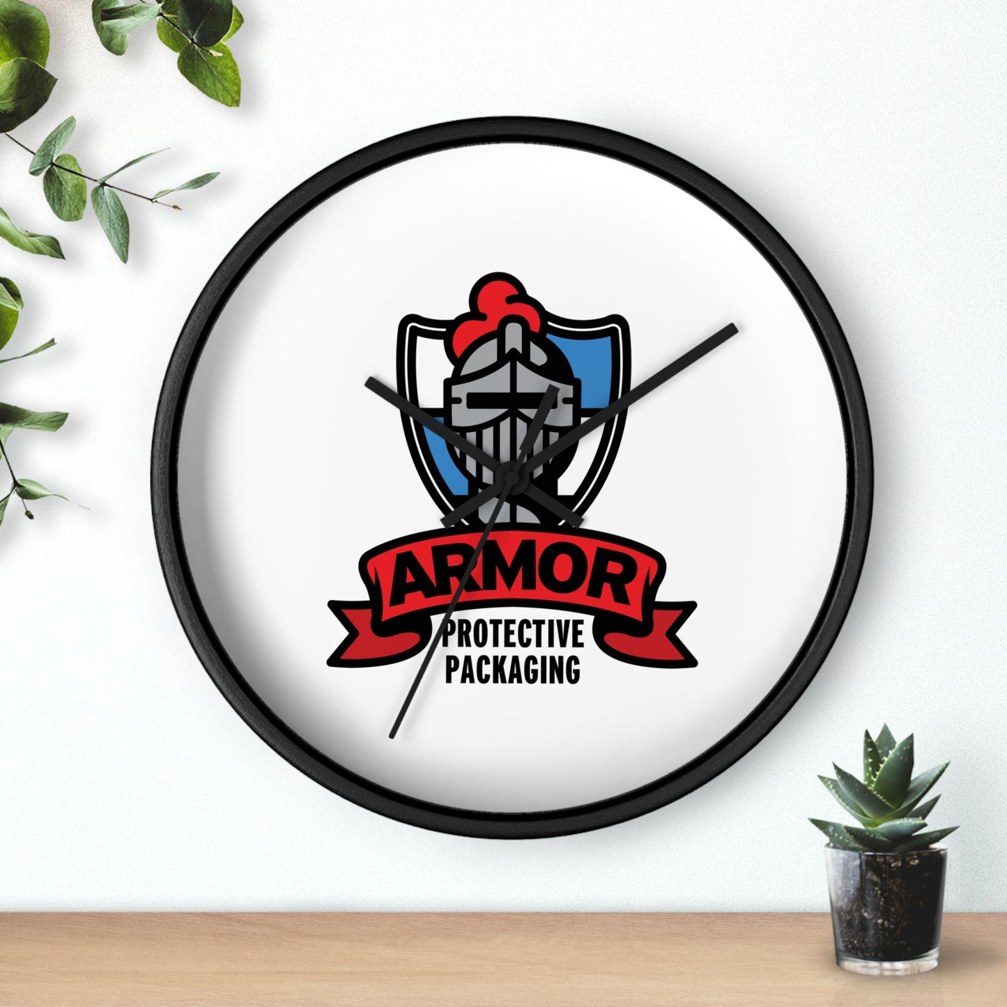 Stylish Wall Clock with Armor Protective Packaging Design, Modern Home Decor, Gift for Him, Office Decor, Unique Wall Art