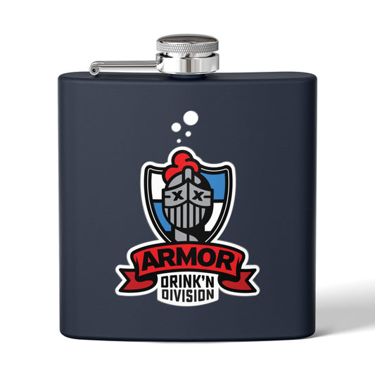 ARMOR DRINKIN Flask, 6oz