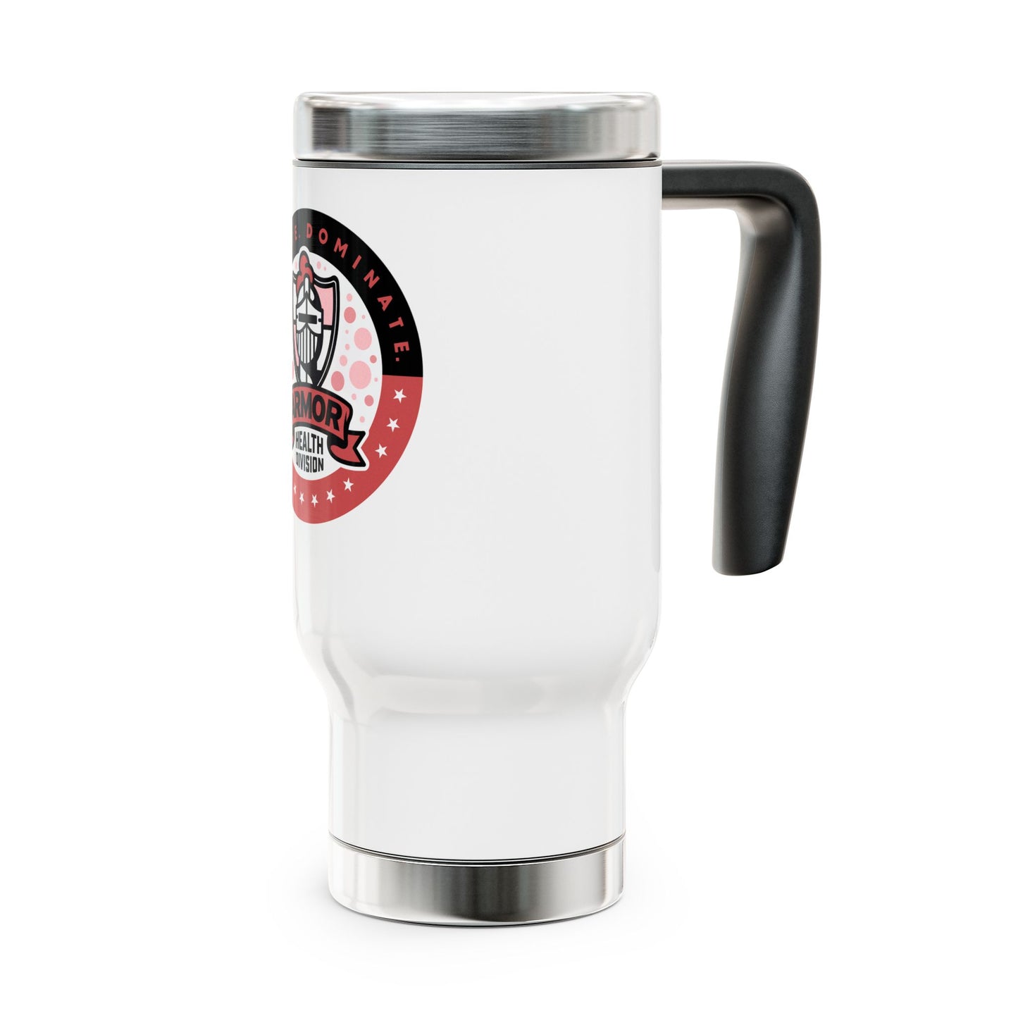 ARMOR HYDRATE WHITE Stainless Steel Travel Mug