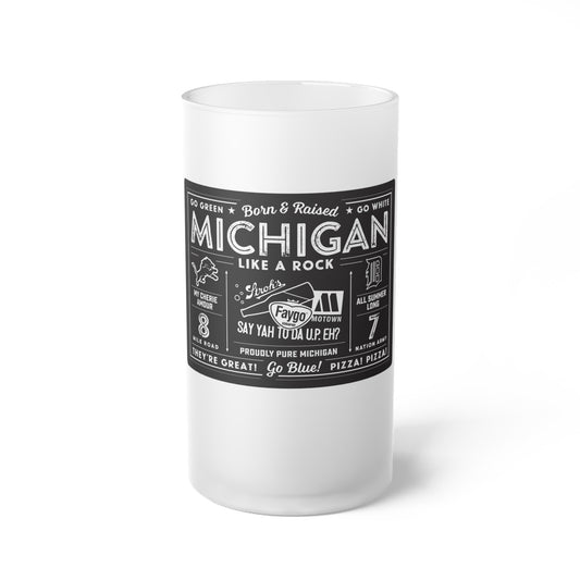 ARMOR MI MADE Frosted Glass Beer Mug