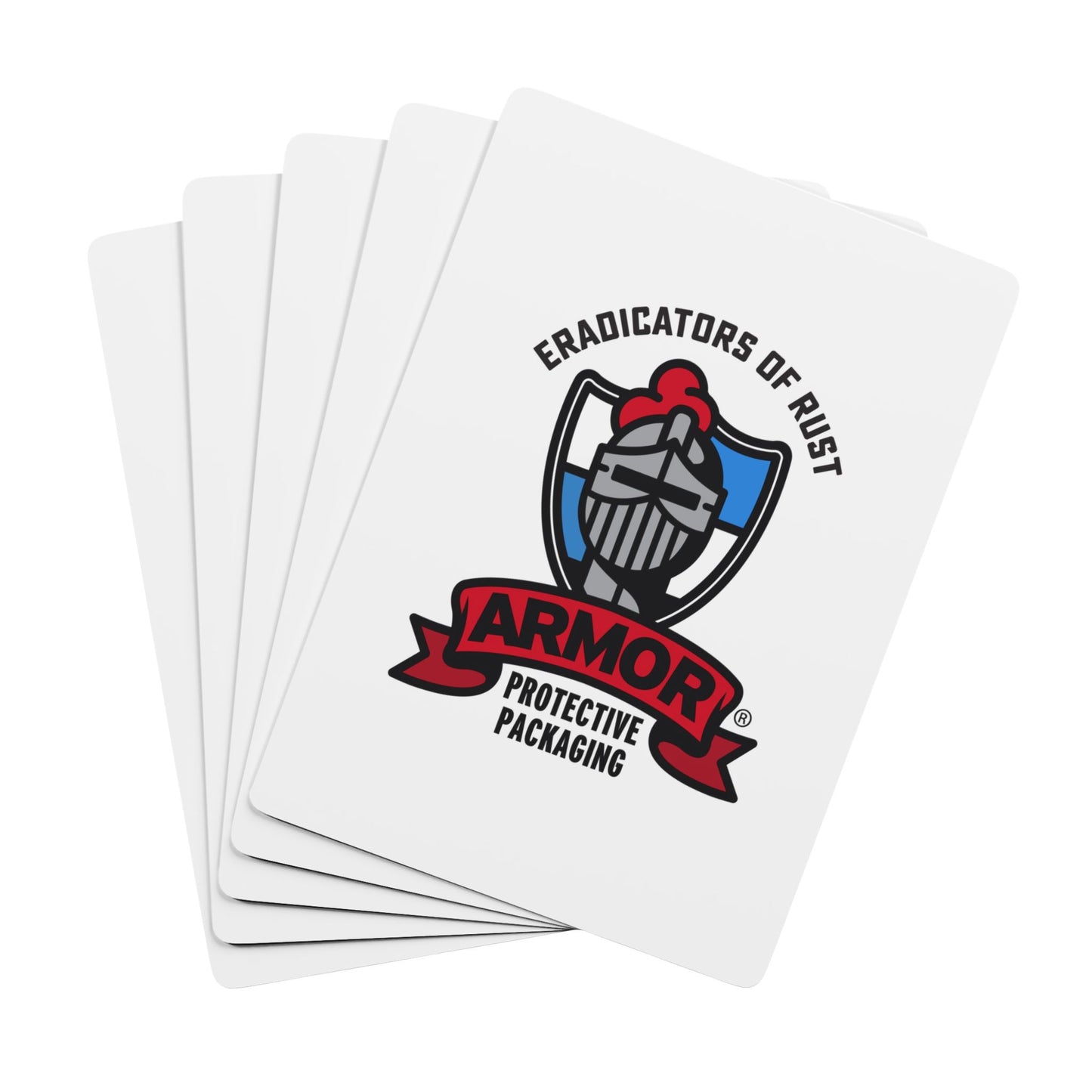 ARMOR White Poker Playing Cards