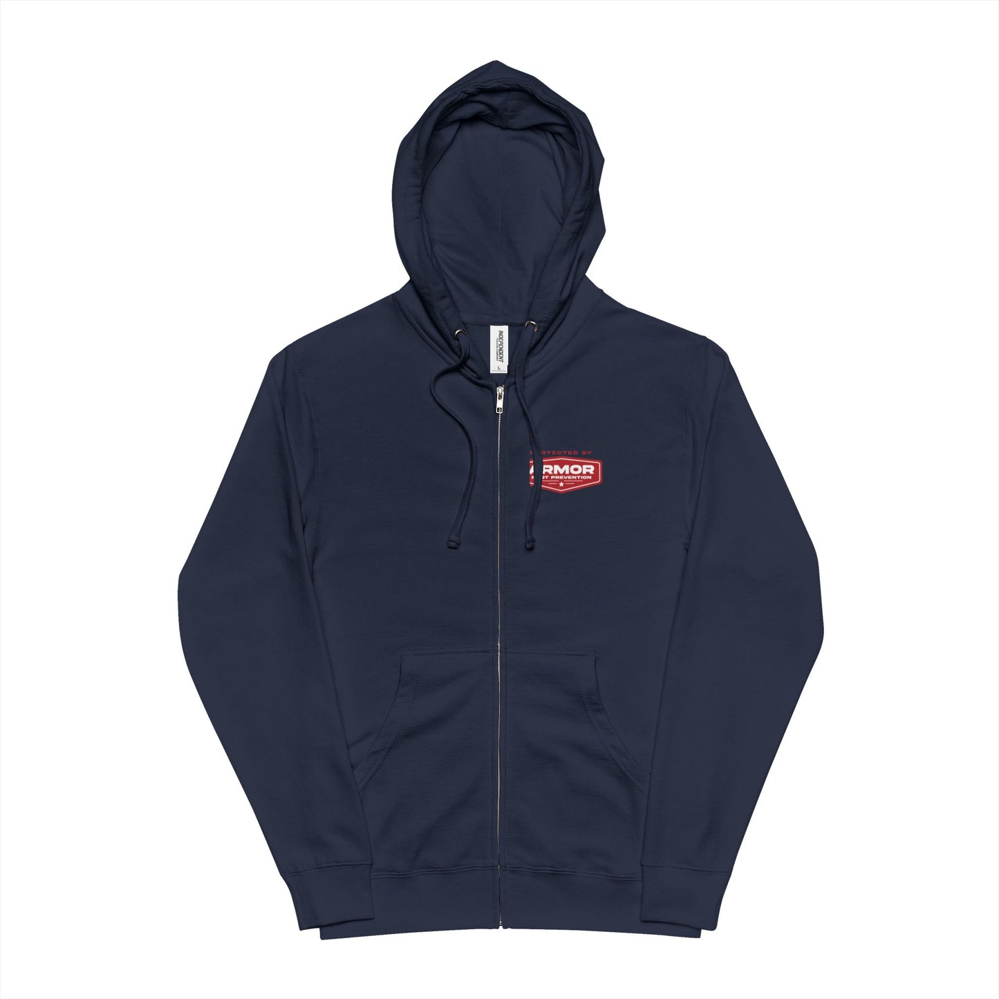 Unisex Fleece Zip Up Hoodie