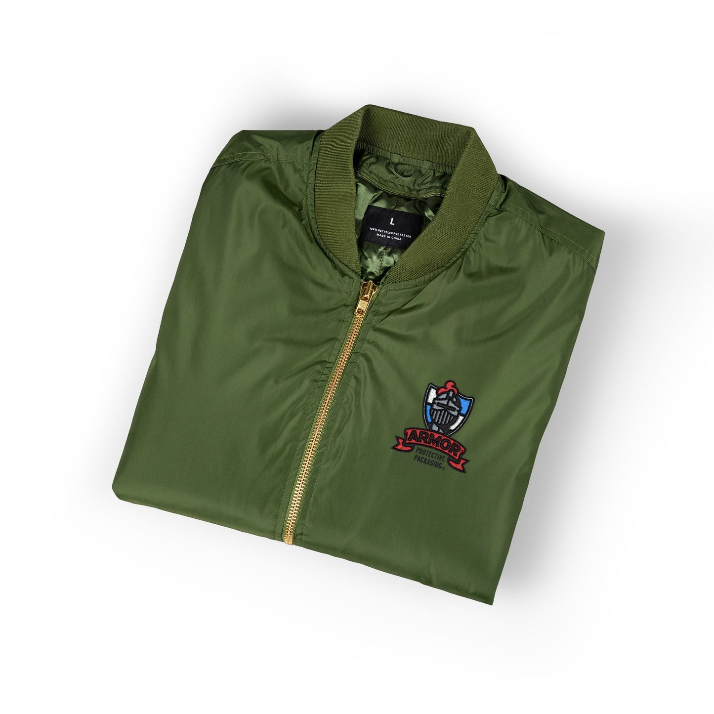 Recycled Bomber Jacket (Embroidery)