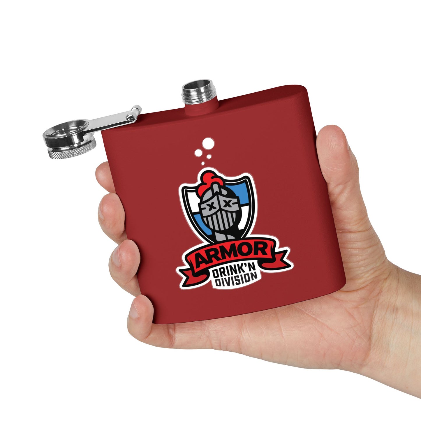ARMOR DRINKIN Flask, 6oz