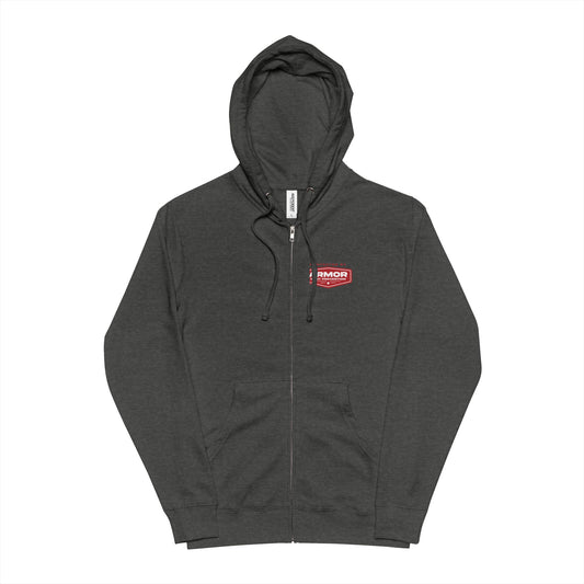 Unisex Fleece Zip Up Hoodie
