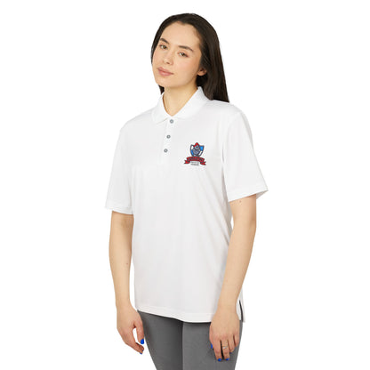ARMOR Polo-White Logo