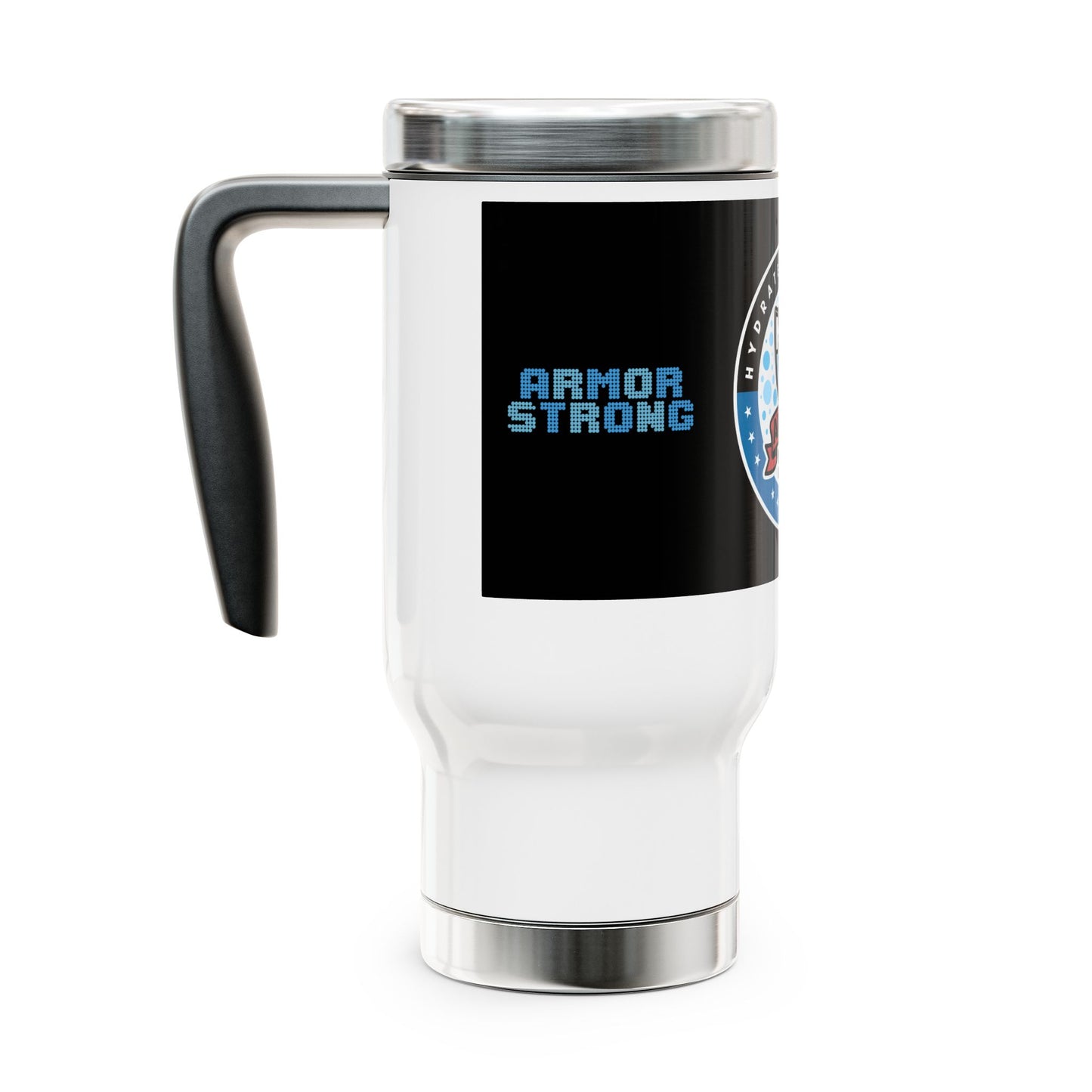 ARMOR HYDRATE BLUE Stainless Steel Travel Mug
