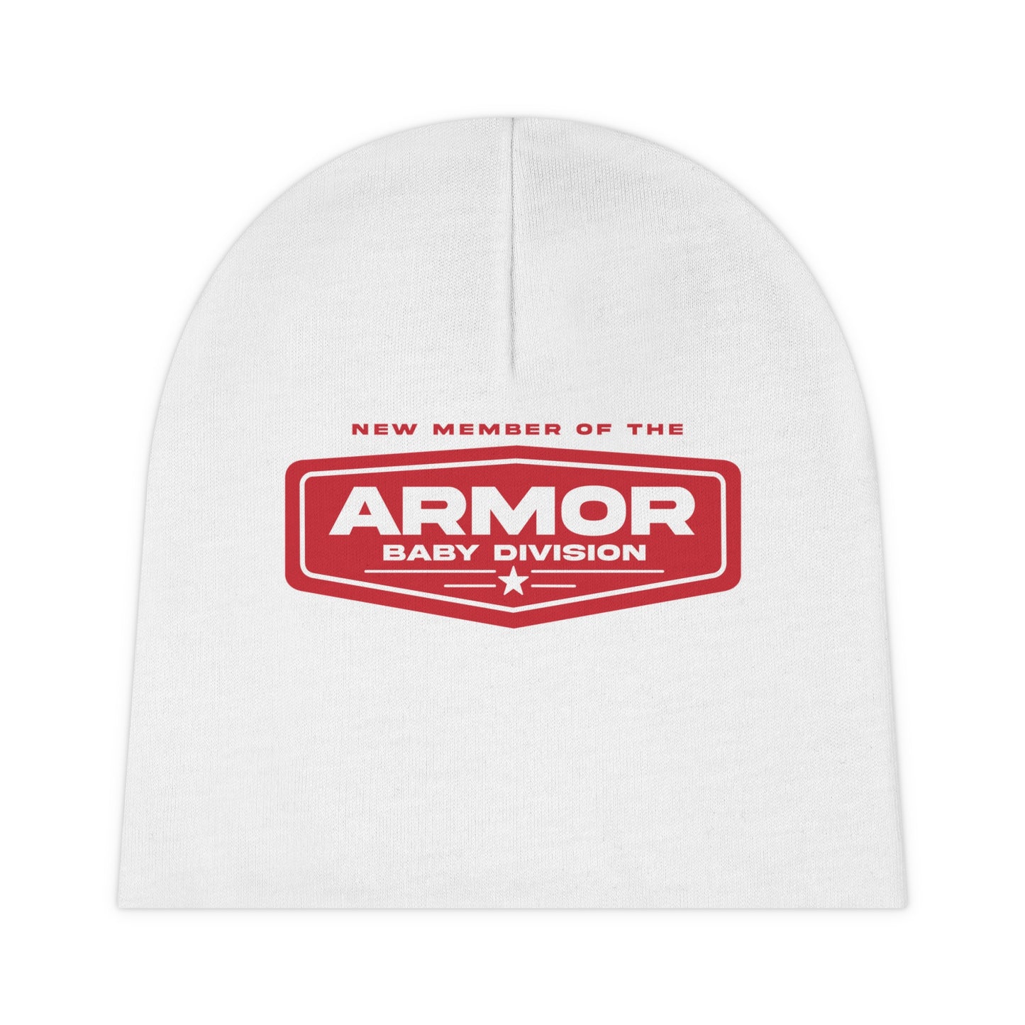 ARMOR RED LOGO Baby Beanie (AOP)
