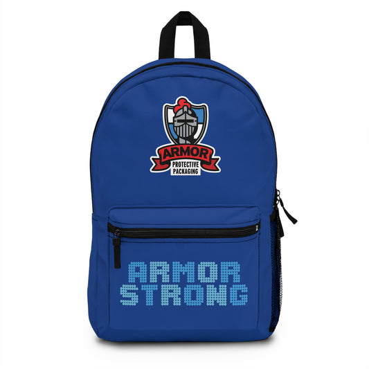 ARMOR LOGO BLUE BACKPACK