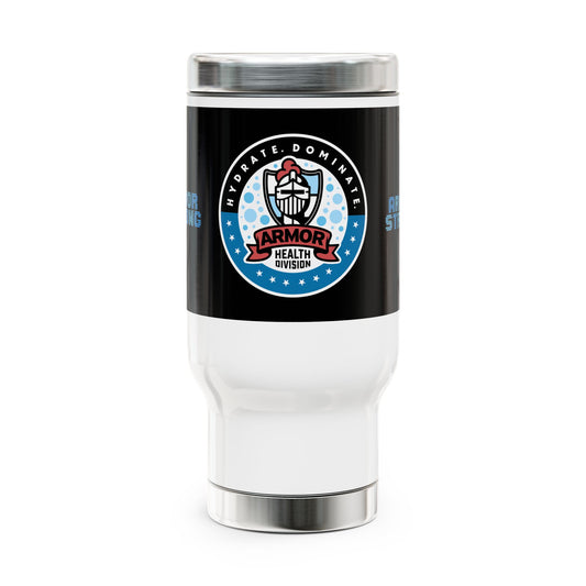 ARMOR HYDRATE BLUE Stainless Steel Travel Mug