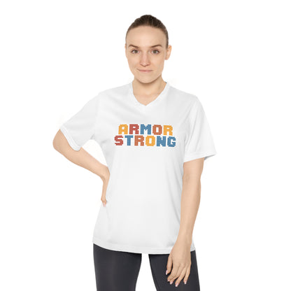 ARMOR STRONG Women's V-Neck T-Shirt
