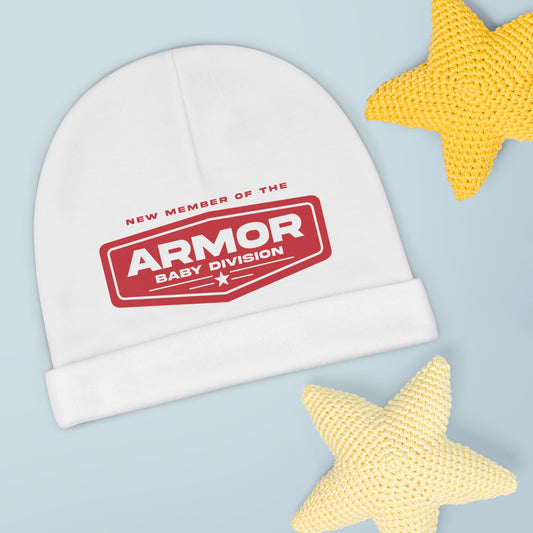 ARMOR RED LOGO Baby Beanie (AOP)