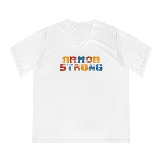 ARMOR STRONG Women's V-Neck T-Shirt