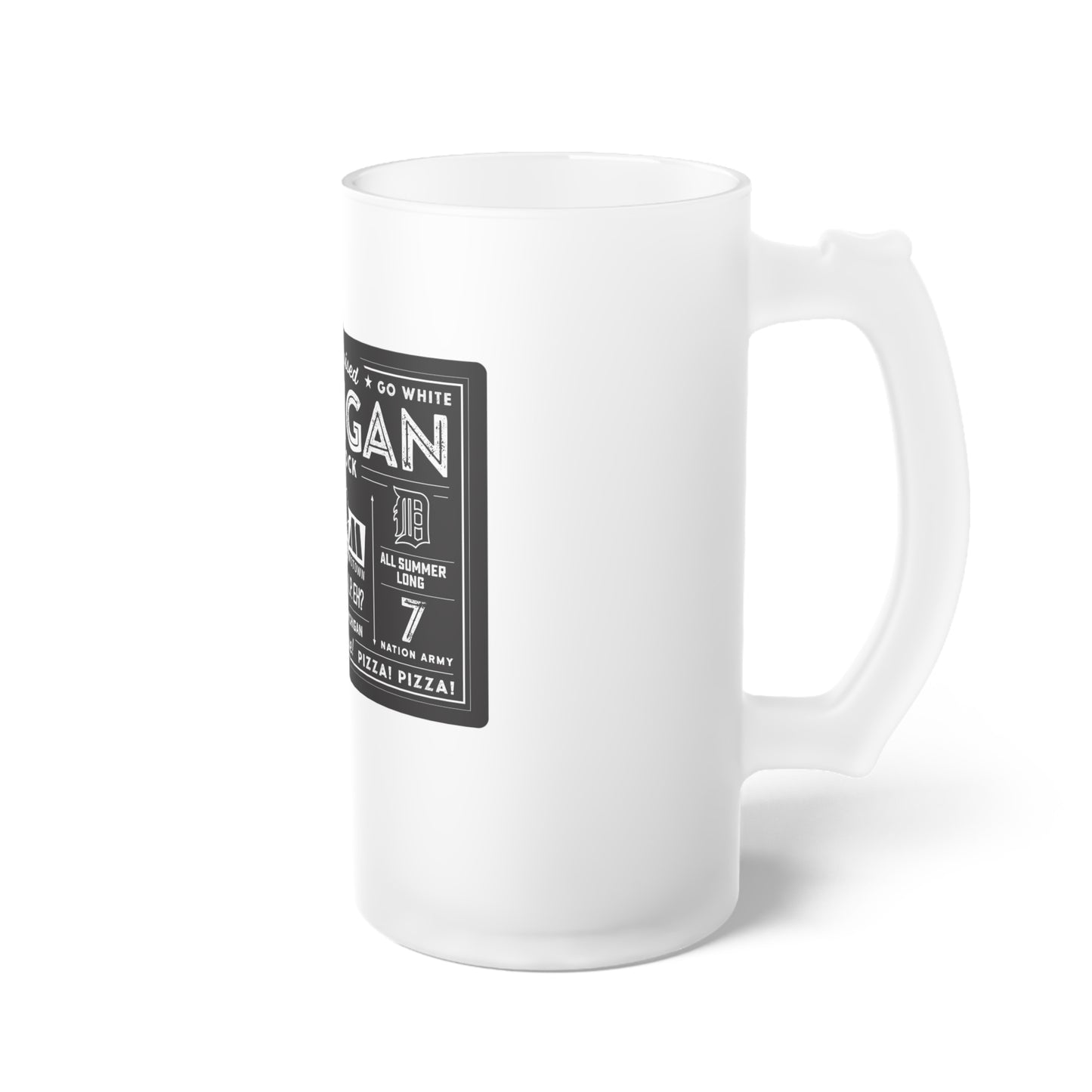 ARMOR MI MADE Frosted Glass Beer Mug