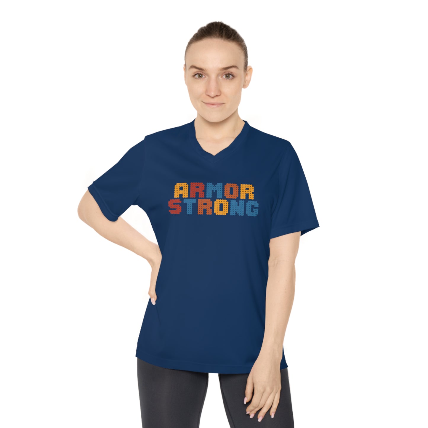ARMOR STRONG Women's V-Neck T-Shirt