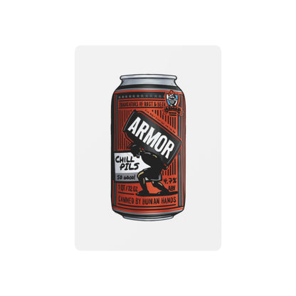 ARMOR Beer Playing Cards-Cuz Beer and Poker Go Together