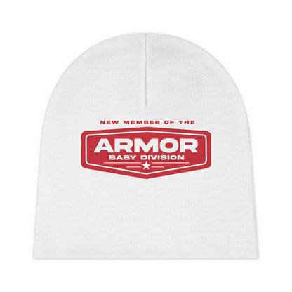 ARMOR RED LOGO Baby Beanie (AOP)
