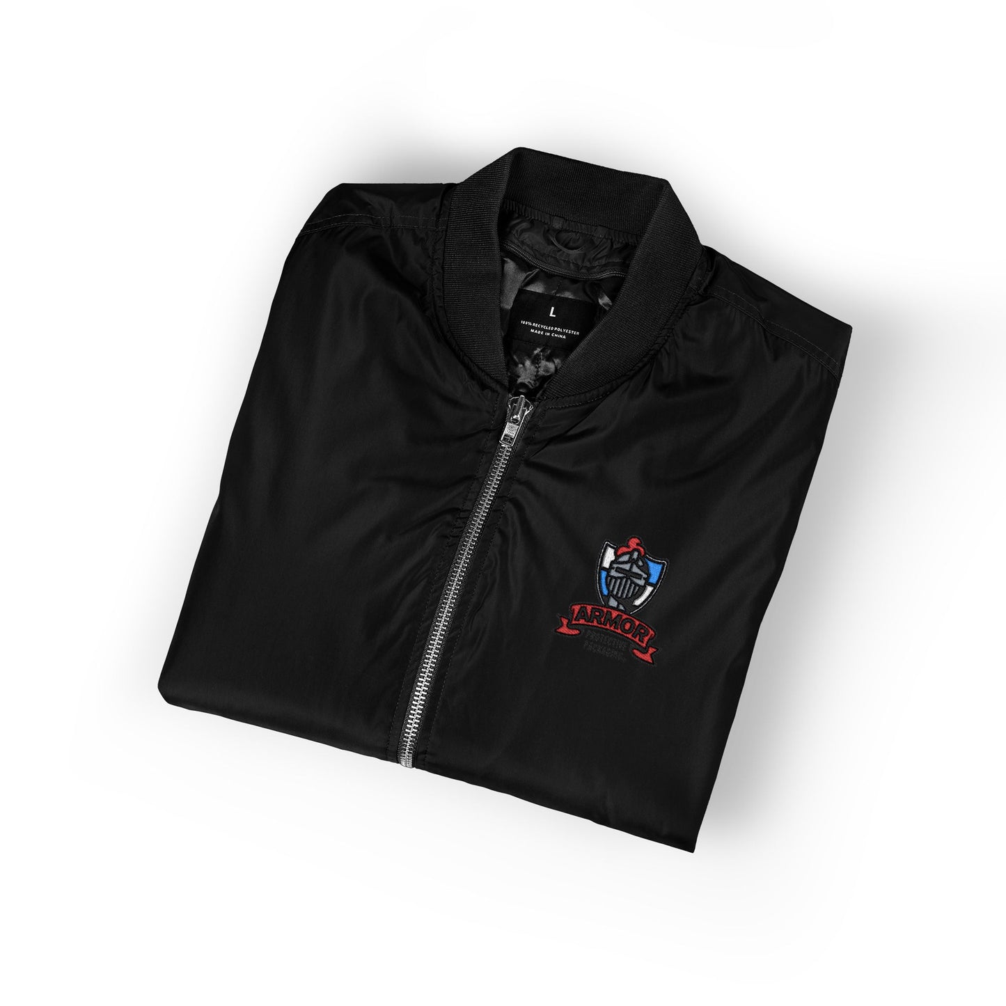 Recycled Bomber Jacket (Embroidery)