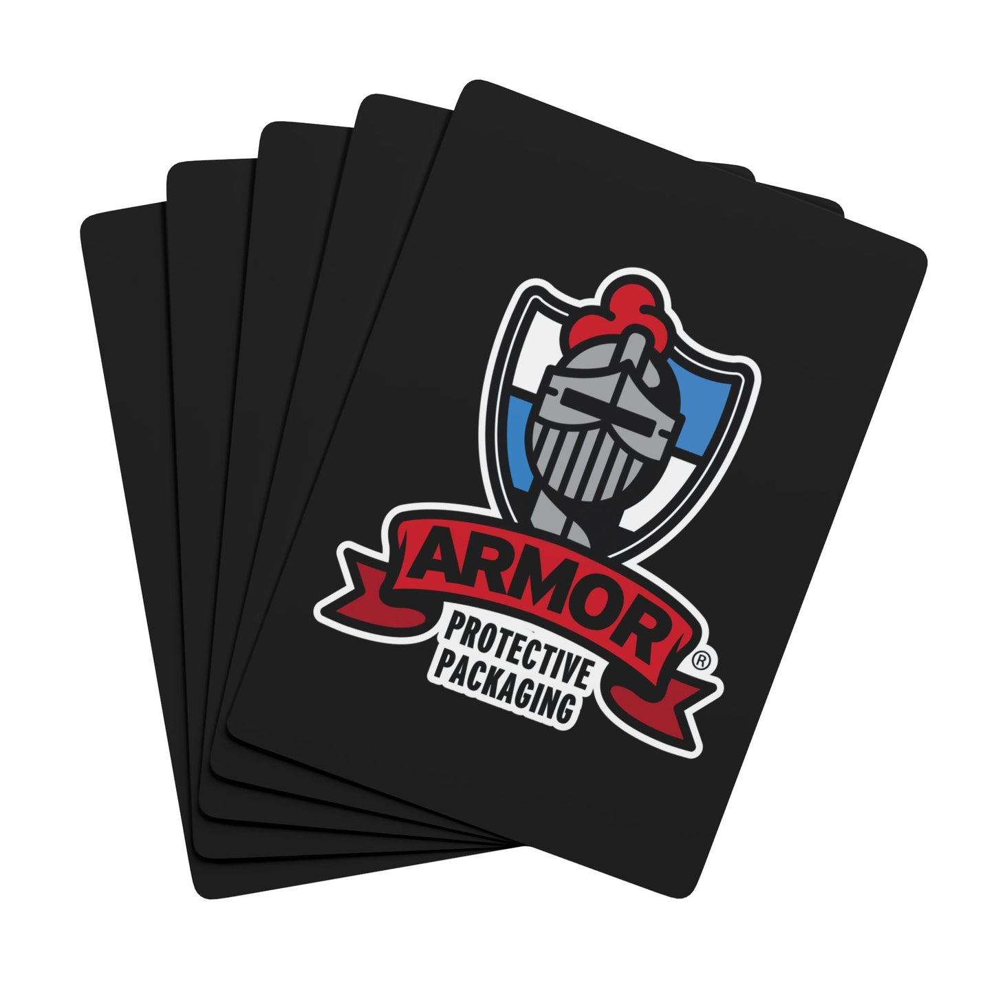 ARMOR Black Poker Playing Cards