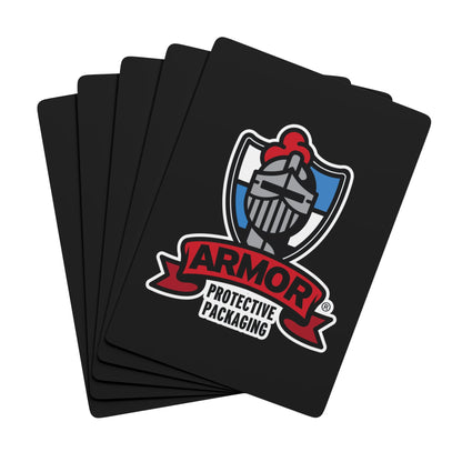ARMOR Black Poker Playing Cards