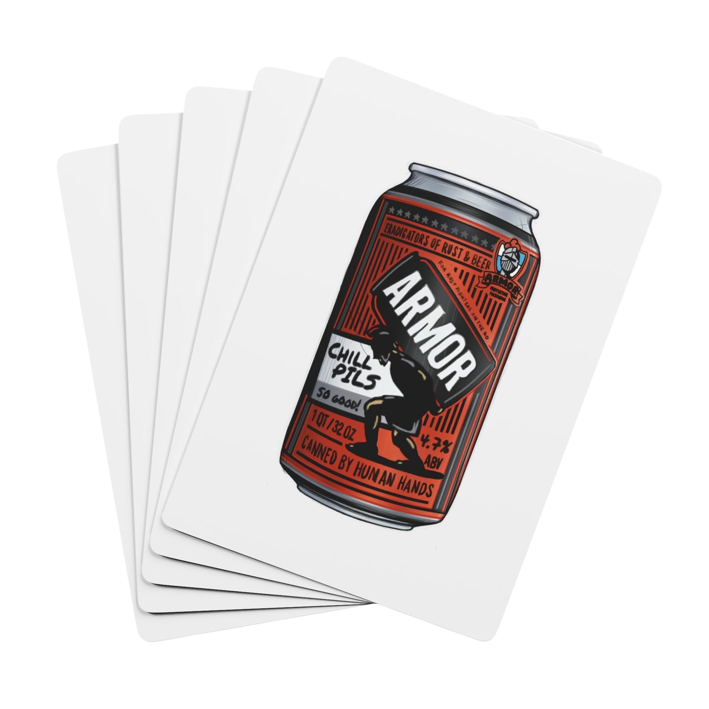 ARMOR Beer Playing Cards-Cuz Beer and Poker Go Together