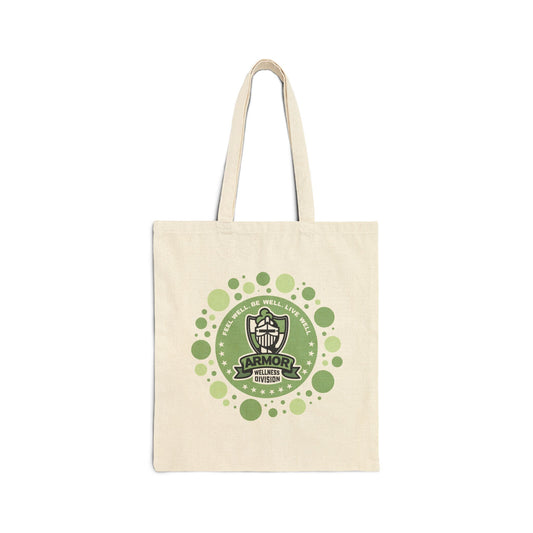 ARMOR YOGA Eco-Friendly Cotton Canvas Tote Bag