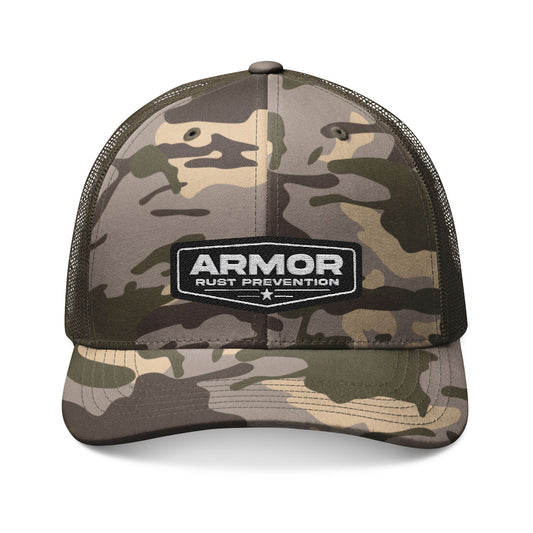 Camouflage Trucker Hat - Stylish Outdoor Cap NOT Embroidered