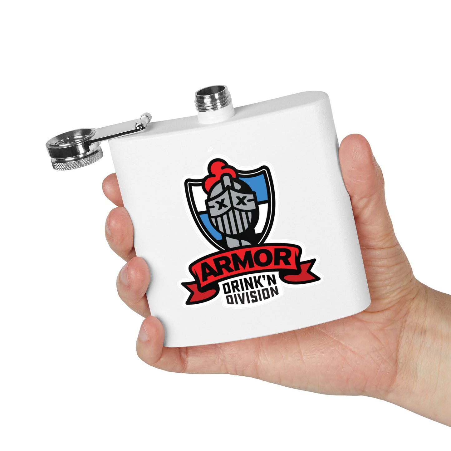 ARMOR DRINKIN Flask, 6oz